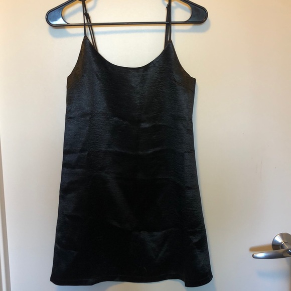 Silence & Noise Satin Mini Slip Dress (XS) - Picture 3 of 3